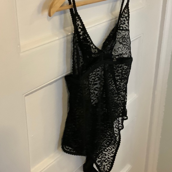 STELLA MCCARTNEY Black Stretch Lace Bodysuit NWT - Picture 5 of 8
